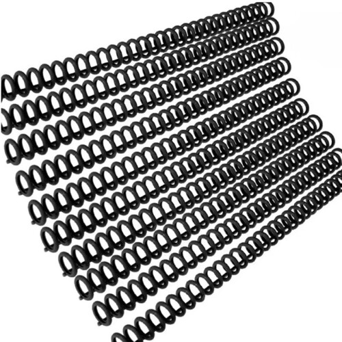 20pcs Plastic 30-Hole Loose Leaf Binders Ring Combs 85 Sheets Capacity for DIY Notebook Album Black