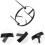 Campfire Cooking Tripod Cast Iron Portable Fire Pit Tripod Stand Black 9.8In 8