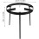 Campfire Cooking Tripod Cast Iron Portable Fire Pit Tripod Stand Black 9.8In 2