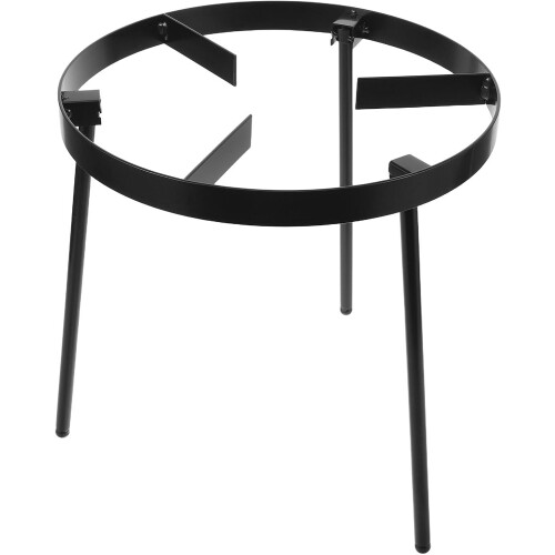 Campfire Cooking Tripod Cast Iron Portable Fire Pit Tripod Stand Black 9.8In