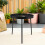Campfire Cooking Tripod Cast Iron Portable Fire Pit Tripod Stand Black 9.8In 5