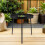 Campfire Cooking Tripod Cast Iron Portable Fire Pit Tripod Stand Black 9.8In 6