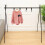 Outdoor Camping Tripod Rack Large Black, Portable Multi-Functional Camping Clothes Hanger 4