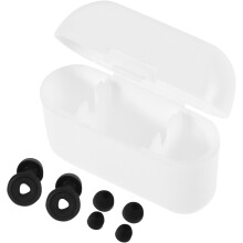 Silicone Waterproof for Swimming and Sleeping Noise Reduction, Reusable Black Soft