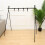 Outdoor Camping Tripod Rack Large Black, Portable Multi-Functional Camping Clothes Hanger 6