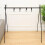 Outdoor Camping Tripod Rack Large Black, Portable Multi-Functional Camping Clothes Hanger 2