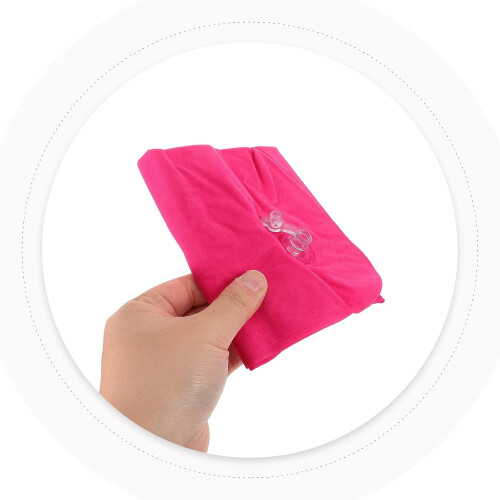 Inflatable Camping Pillow for Sleeping Lightweight Rectangular PVC Outdoor Pillow 2