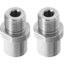 Foot-Operated Thread Converter to Stainless Steel Bike Pedal Adapter