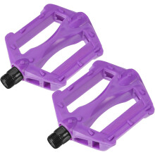 Purple Bicycle Pedals and Preventing Foot Slippage Big Platform, Plastic and Iron Material