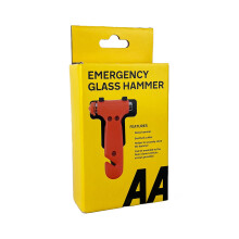 AA Emergency Car Window/Glass Hammer Seatbelt Cutter Rescue Tool AA6240 - Essent