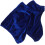 Ice Skate Boot Covers 1 Pair Blue Polyester Skating Boot Protectors Elastic Wear-Resistant Covers 1