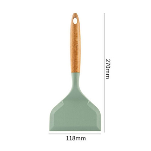 Non-Stick Kitchen Wide Scraper Pizza Cooking Tools Silicone Spatula Cooking Utensils Shovel Spatula Kitchenware A