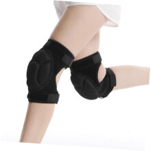 1 paio di ginocchiere sportive imbottite protettive per uomo e donna, flessibili e antiurto.
