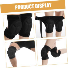 1pair Sports Knee Sleeves Thickened Protective Knee Pads for Men Women Flexible Anti-collision Support