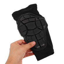 Set di ginocchiere protettive per pattinaggio a rotelle e ciclismo, ginocchiere nere per attività all'aperto