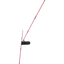 PGM - Allenatore di swing da golf regolabile con asta di allineamento in fibra di vetro e supporto angolare