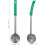 Portion Control Serving Spoon Long Spoon Stainless Steel Plastic Easy to Clean Practical Kitchen Utensil 2
