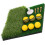 Foldable Mini Golf Practice Hitting Mat with Dual-Color Design, Combined Swing Training Aid 1