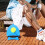 Tennis Training Base with Rebound Ball and Elastic String Self-Practice Tennis Training Tool 7