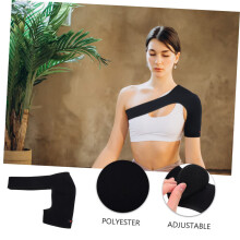 Protezione per la spalla per il fitness, tutore stabilizzatore per la spalla, 2 pezzi, supporto a compressione regolabile