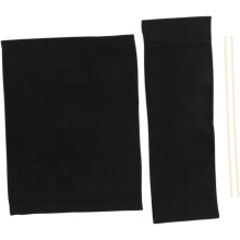 Funda de lona de repuesto para silla de director, 52x38cm, negra, resistente al desgaste, para silla plegable de camping.