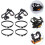 Bike Toe Clips and Convenient Straps Set, Replaceable Professional Pedal Toe Cage 6