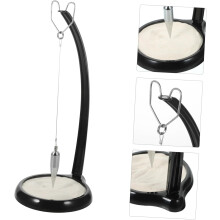 Ornement de bureau et d'étagère en forme de pendule de sable en métal