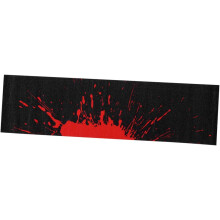 Autocollants de skateboard mats imperméables, encre rouge, double rocker, adhésifs pour planche de skateboard