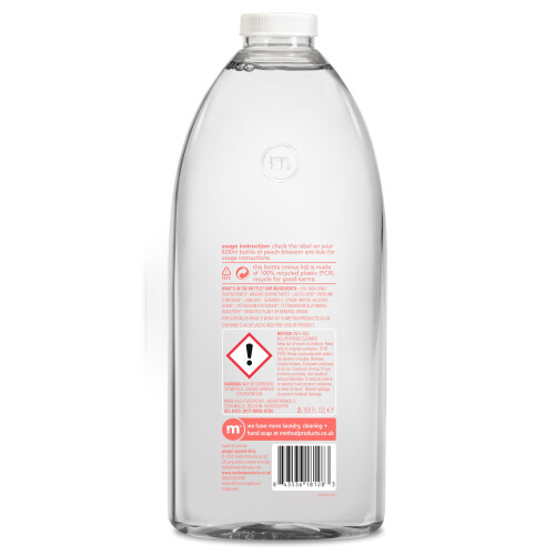 Method Method Antibacterial Spray Refill, All Purpose Cleaner, Peach Blossom, 2L 2
