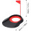 All-Direction Golf Putter Practice Hole Cup Black Plastic Training Putting Aid Suitable for Indoor and Backyard Use 2