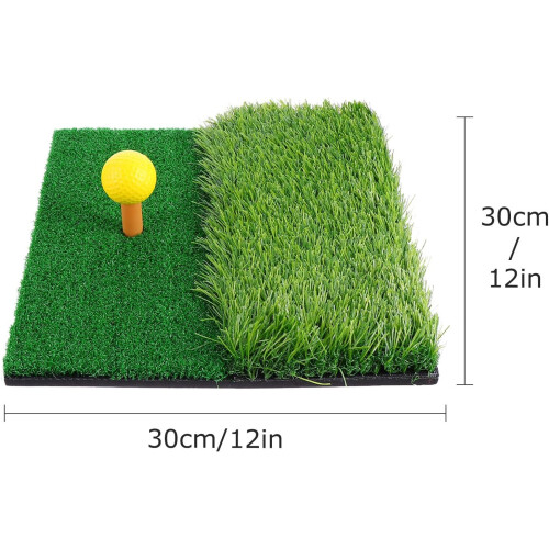 Golf Practice Set with Nylon Training Net, 30x30cm Hitting Mat 1