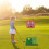 Golf Practice Set with Nylon Training Net, 30x30cm Hitting Mat 4