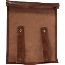 Bolsa para guardar dados, plegable, de cuero sintético, con tapete para lanzar dados, bolsa portátil para juegos de mesa.