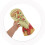 Golf Driver Cover Pizza Novelty Vattentätt PU Headcover med Fleecefoder 4