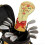 Golf Driver Cover Pizza Novelty Vattentätt PU Headcover med Fleecefoder 5