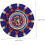 Eye Design Divination Mat Rubber Metaphysical Pad for Pendulum Altar Supplies 2