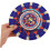 Eye Design Divination Mat Rubber Metaphysical Pad for Pendulum Altar Supplies 3