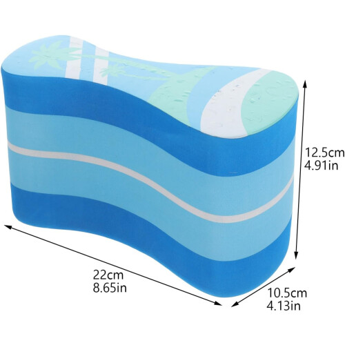 Planche de natation épaisse, couleur cocotier bleu 1