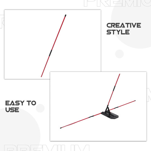 Pgm Adjustable Golf Swing Trainer with Fiberglass Alignment Stick and Angle Holder 2