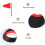All-Direction Golf Putter Practice Hole Cup Black Plastic Training Putting Aid Suitable for Indoor and Backyard Use 4