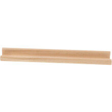 Drevené podstavce na mahjong, tácky Domino 19 cm, držiaky písmen z prírodného dreva