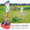 Golf Practice Set with Nylon Training Net, 30x30cm Hitting Mat 8