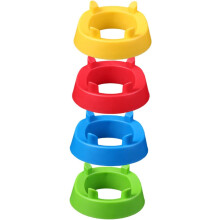 4pcs Stable Sports Ball Stand Basketball Football Holder Display Rack Plastic Base