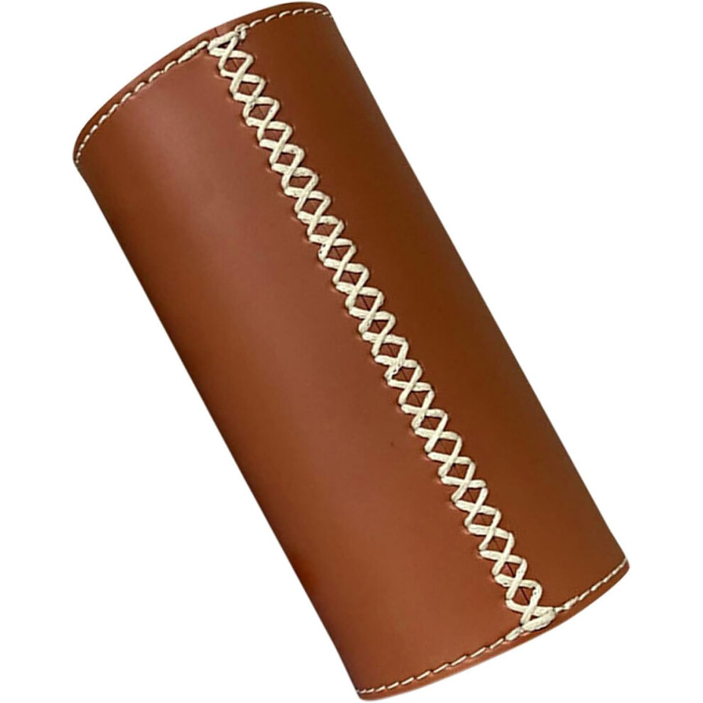 Photos - Other Camping Utensils HKHBJS Long-Size Leather Gas Canister Cover Protective Sleeve for Camping Outdoor Use 