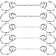 10 Stück leichte Zeltverbindungsnägel mit Seilring, Outdoor-Zeltzubehör