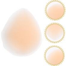 Waterdichte siliconen pads voor dames, herbruikbare siliconen tepelplakkers (maat L), bescherming voor zwemmen en dagelijks gebruik.