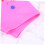 Silikon-Badekappe mit Sternenmuster für langes Haar, rosa mit Ohrenschutz 3