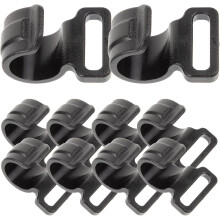 10 Stück große Kunststoff-Zelthaken, windfeste Zeltstangenverbinder, robuste Outdoor-Clips