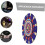 Eye Design Divination Mat Rubber Metaphysical Pad for Pendulum Altar Supplies 7