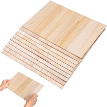 10pcs Wooden Taekwondo Breaking Boards Performing Planks 0.3cm Thick Martial